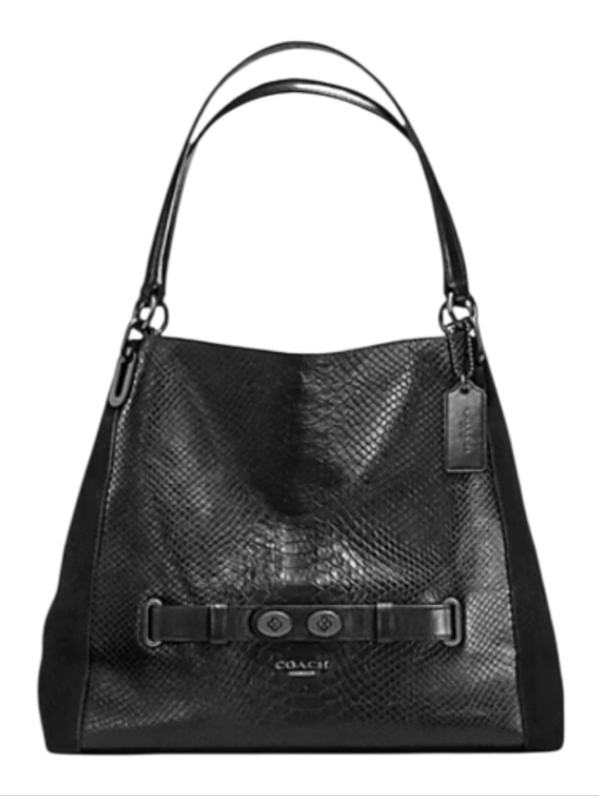 Coach Handbags - Coach Blake. Black Textured Leather Hobo Bag. GUC.